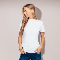 Tee-shirt femme VADF® Mauricette col rond en coton bio