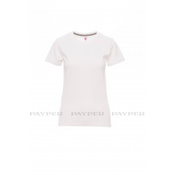Tee-shirt femme peigné 150 g blanc