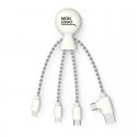 Câble de chargement multi-connecteurs certifié GRS Xoopar® Mr Bio