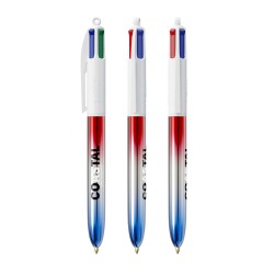 Stylo 4 couleurs Bic® Flags