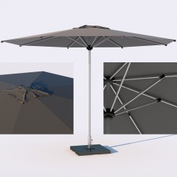 Structure pour parasol carré 200 x 200 cm