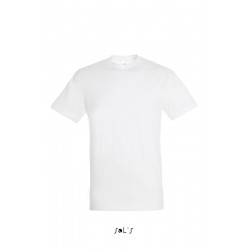 Tee-shirt homme semi-peigné 150 g blanc