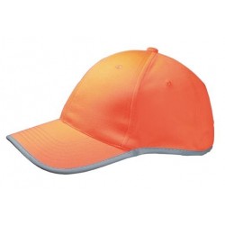 Casquette 6 pans fluo Safety