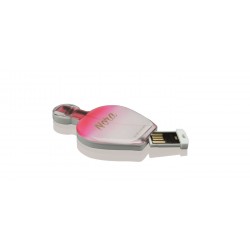 Clé USB doming création porte-clés avec insert