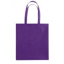 Sac shopping non-tissé anses longues violet