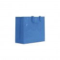 Sac shopping PP anses courtes turquoise
