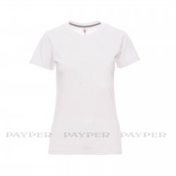 Tee-shirt femme peigné 190 g blanc