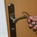 Porte-clés sans contact en bois Cessy Transparent                                       