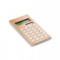 Calculatrice en bois de bambou Ageville