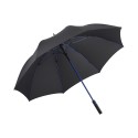 Parapluie golf en PET recyclé Ahéville Noir bleu euro