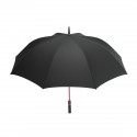Parapluie golf en PET recyclé Ahéville Noir magenta
