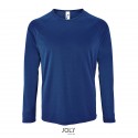 Tee-shirt respirant manches longues homme 140 g couleur