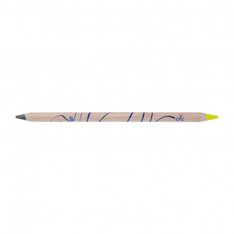 Crayon bois de CÃ¨dre bi-couleur graphite et fluo