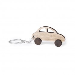 Porte-clés en bois voiture