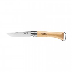 Couteau de poche tire-bouchon décapsuleur Opinel® N°10 en hêtre