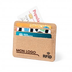 Porte-cartes en liège anti RFID