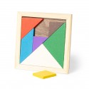 Puzzle en bois coloré