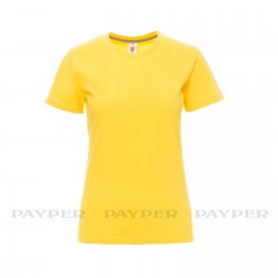 Tee-shirt femme peignÃ© 190 g couleur